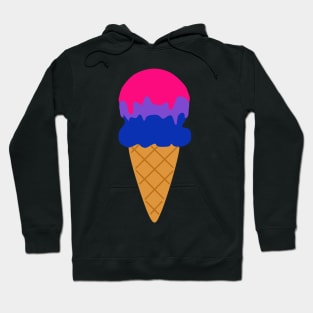 Bisexual LGBT Pride Ice Lolly Hoodie